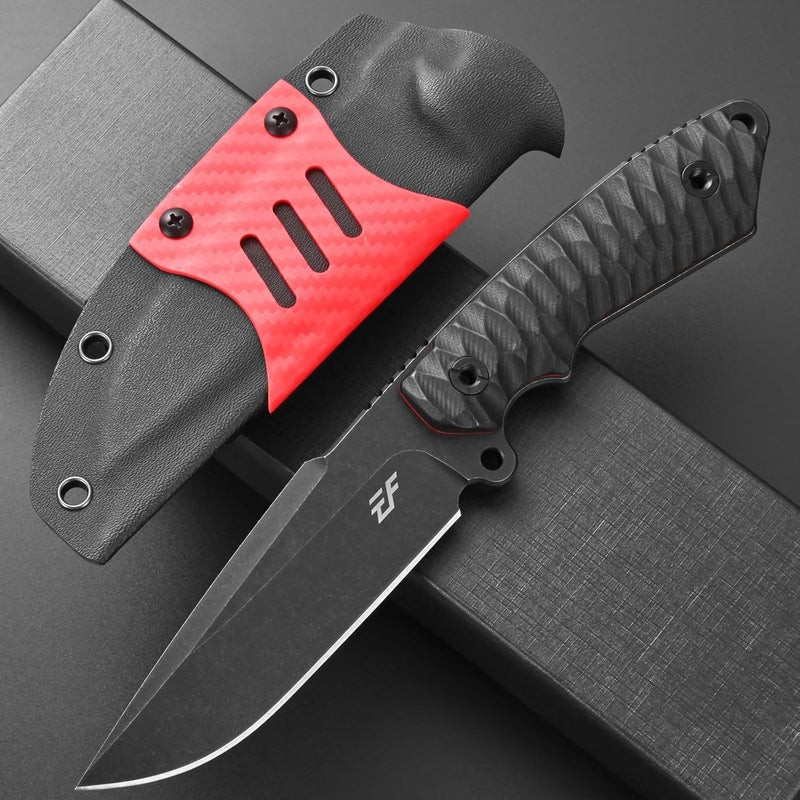 Eafengrow EF162 Fixed Blade Knife AUS-8 Steel Blade G10 Handle Full Tang Compact EDC Tool Fix Knifes for Outdoor Camping Survival - Image 2